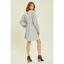 Load image into Gallery viewer, Sincerely Yours Babydoll Dress | Heather Grey
