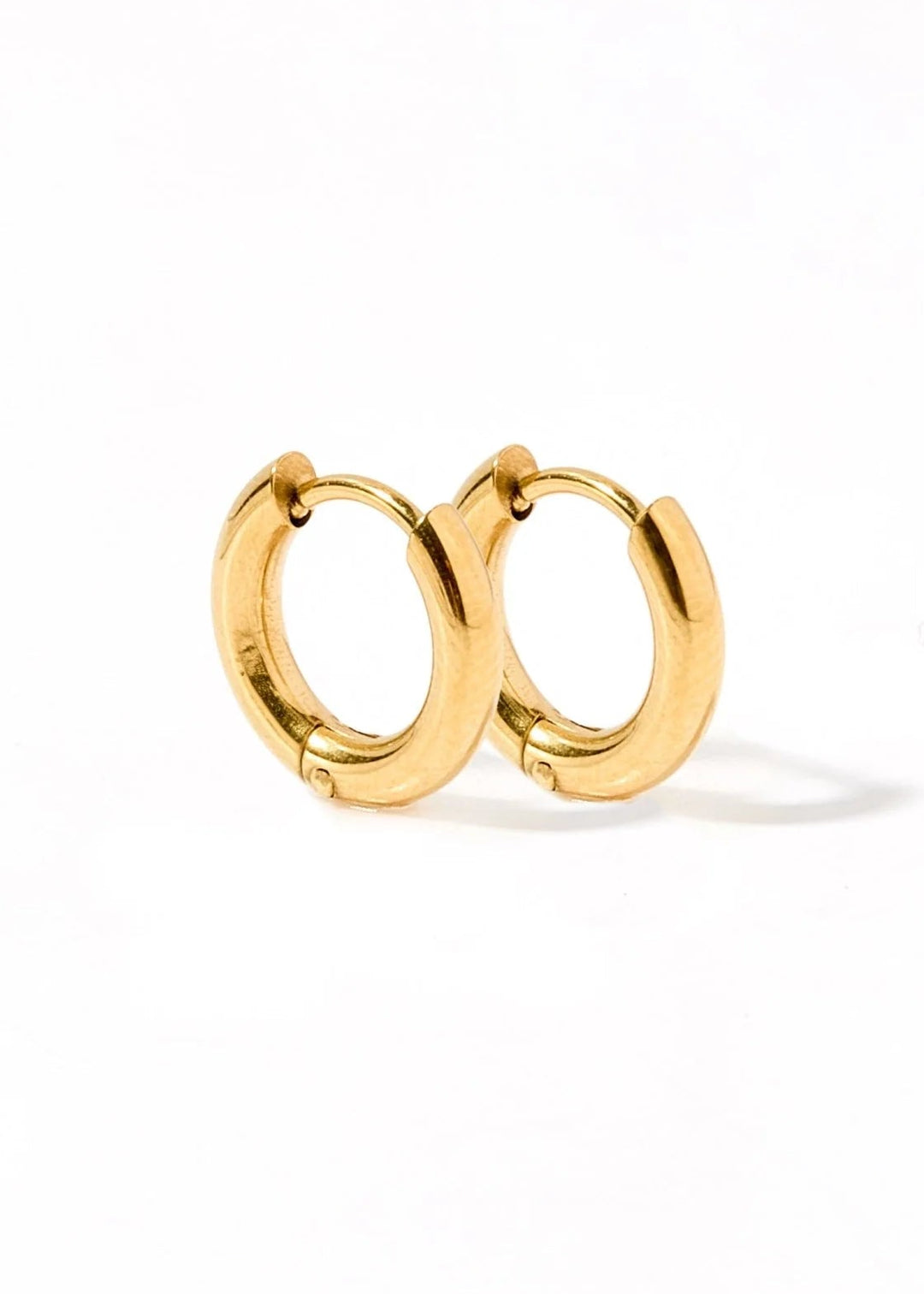 Scarlett Hoop Gold 10mm Huggie Earrings