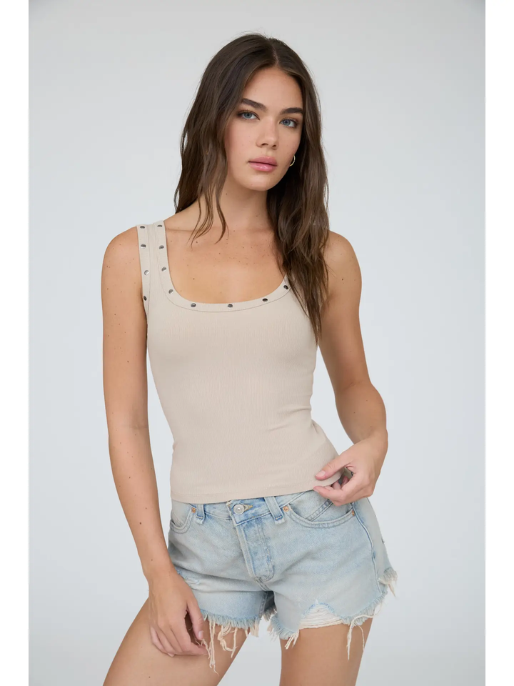 Stud Detail Tank Top