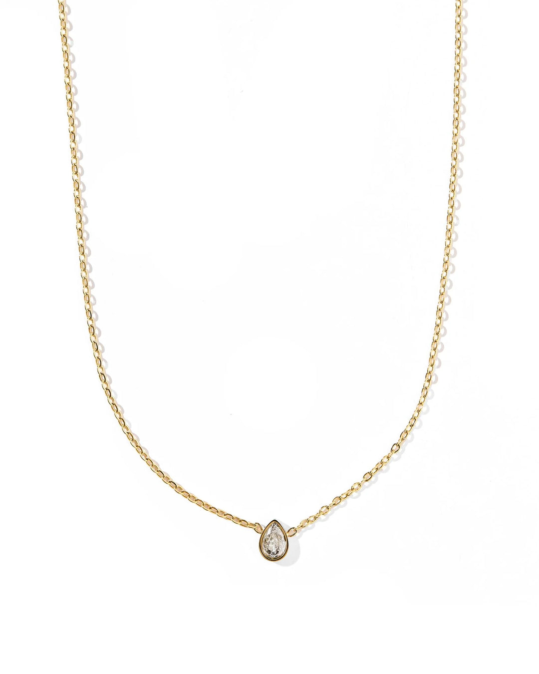 Paloma Pear Drop Gold Necklace