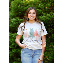 Load image into Gallery viewer, Merry &amp; Bright Graphic Tee

