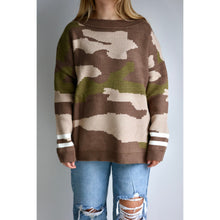 Load image into Gallery viewer, Camo Sweater

