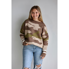Load image into Gallery viewer, Camo Sweater

